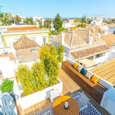 דירה Casa Da Avenida 2 - Centro - Terraco Privado טאווירה
